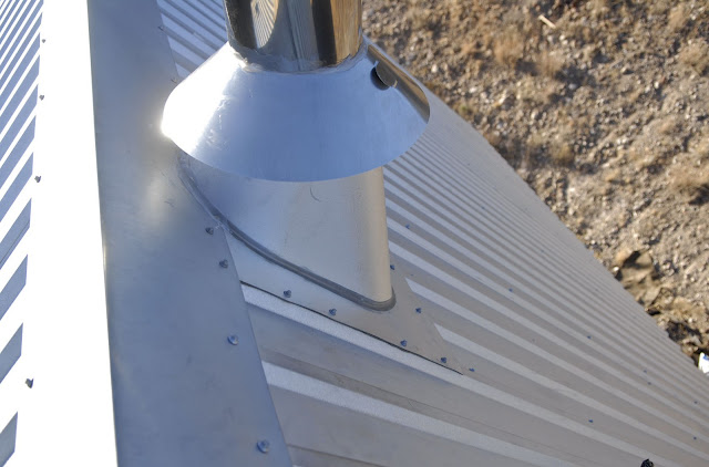 Installing Flue Through Metal Roof Hearth Com Forums Home